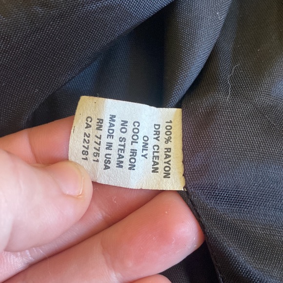 Vintage Betsey Johnson Striped Rayon Blazer Jacket - Picture 16 of 16